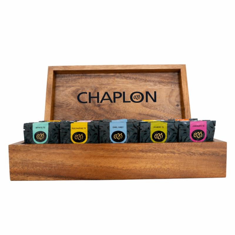 Chaplon trälåda utan innehåll