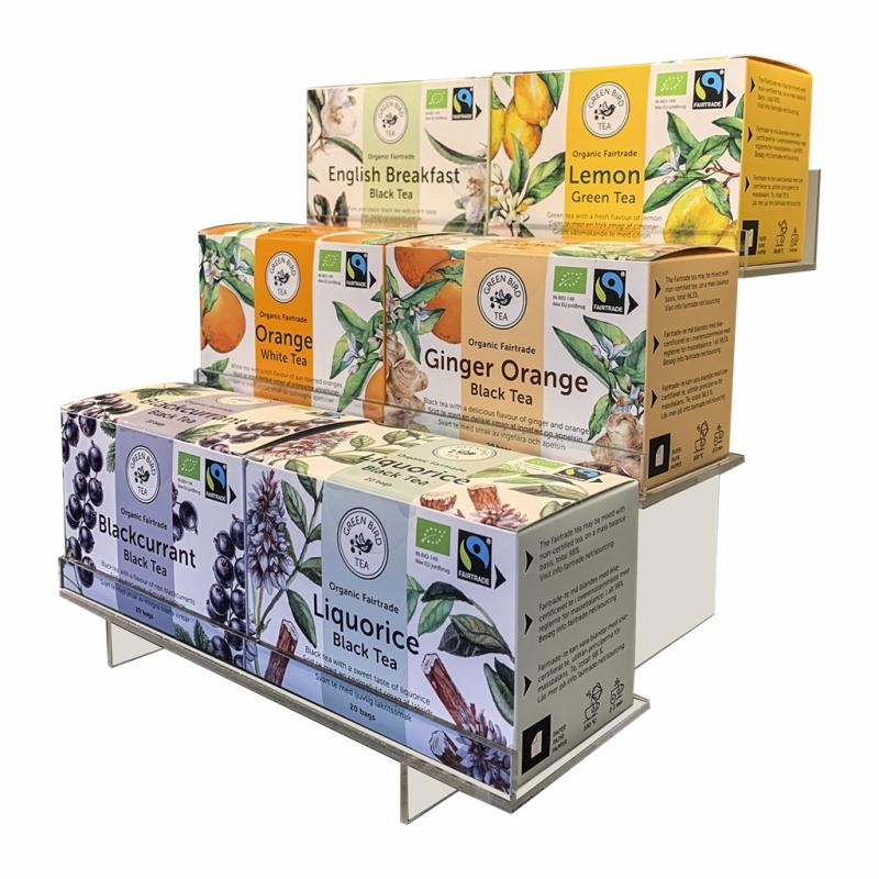 Green Bird Plexiglas stativ