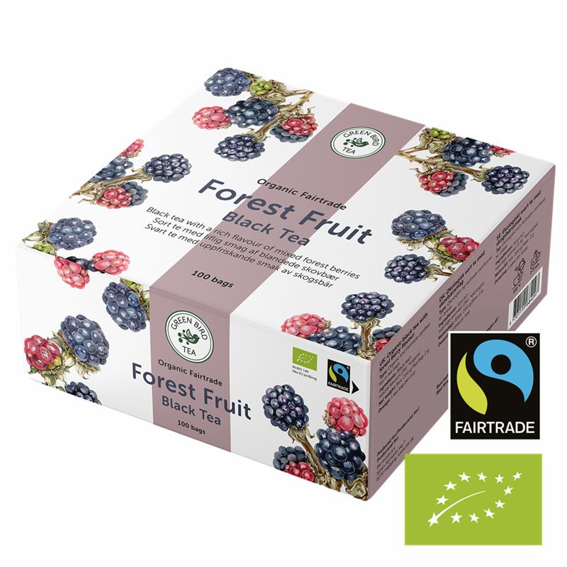 Green Bird Skogsbär Tea Ekologisk Fairtrade 